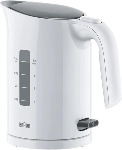 Braun PurEase Water Kettle, 2200W, 1.7L capacitty, Fast boiling