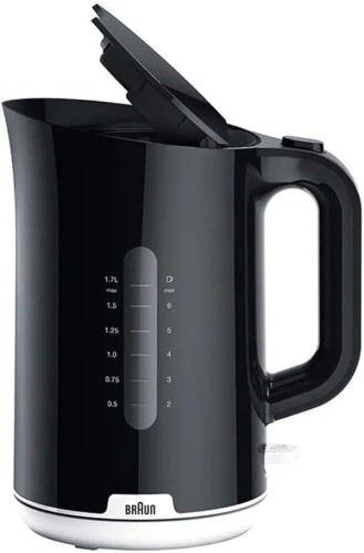 Braun BreakFast1 water kettle, 2200W, 1.7L capacity, 45 s boiling time