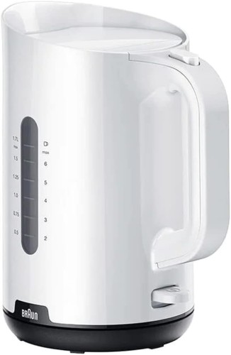 Braun BreakFast1 water kettle, 2200W, 1.7L capacity, 45 s boiling time
