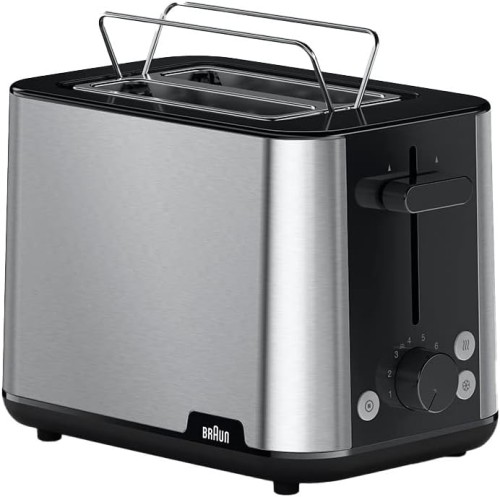 Braun PurShine Toaster, 900 Watts, 8 browning settings, auto shut-off, BPA free