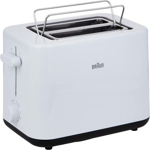 Braun Toaster, 900W, 2 slots, Bun warmer, Intelligent heating control