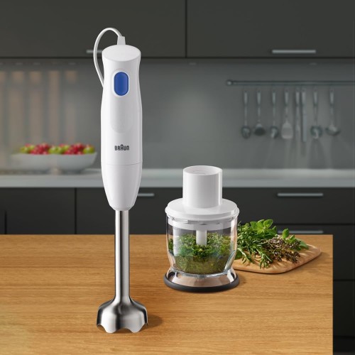 Braun Hand Blender, 450 W. Chopper 350ml, metal, 1 speed, Lightweight
