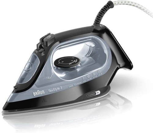 Braun Steam Iron TexStyle3 , 2400 watts, Free Glide 3D technology, Super Ceramic