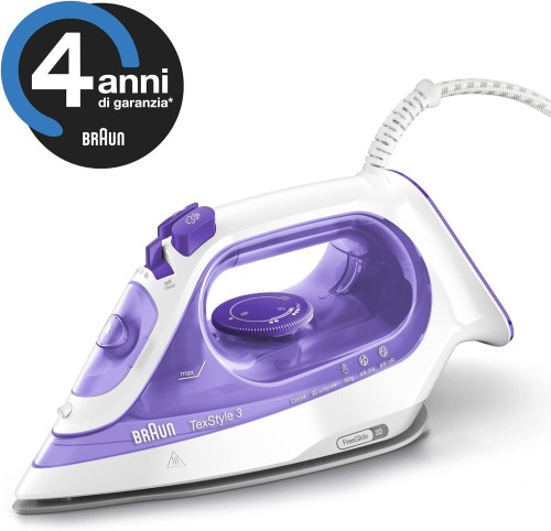 Braun Steam Iron TexStyle 3, 2350 watts, Free Glide 3D technology, Super Ceramic