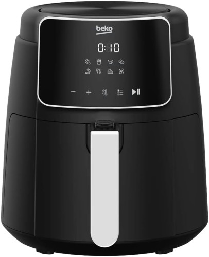 Beko Air Fryer - 1500W, 4.7L Gross Capacity, 8 Air Frying Functions, 0-90 min