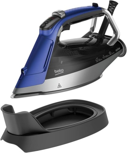 Beko Steam Iron - 3000 Watts. 63 g/min continuous steam, 280 g/min shock steam
