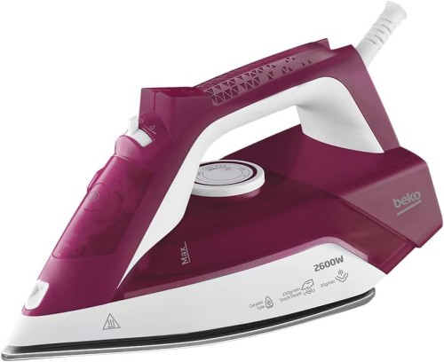 Beko Steam Iron - 2600 Watts. 35 g/min continuous steam, 120 g/min shock steam, 