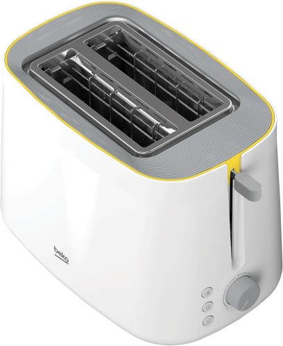 Beko 2 Slice Toaster, 800W, High lift function, Retractable crumb tray, 6 browni