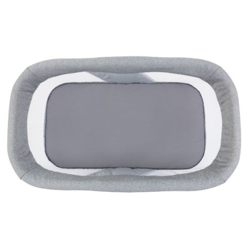 Babytrend Quick-Fold 2-In-1 Rocking Bassinet- Shadow Stone Gray