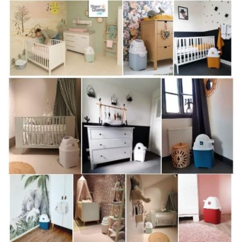 Diaper Champ One Standard Odourless Diaper Pail - Light Green