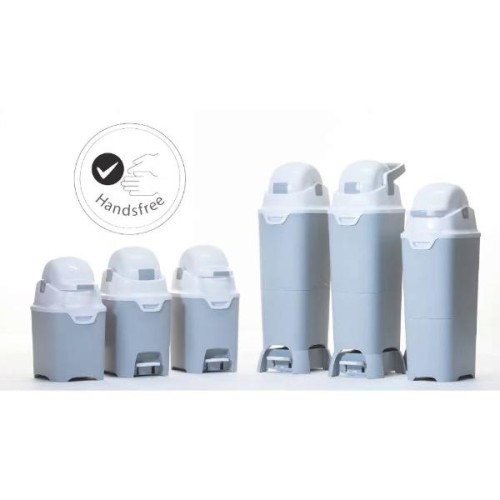 Diaper Champ One Maxi Handsfree Odourless Diaper Pail - Silver