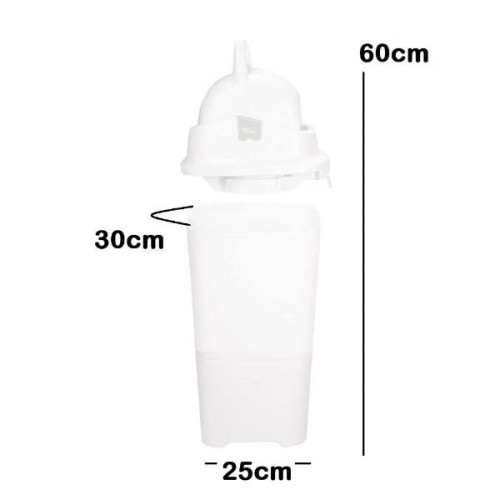 Maxi Upgrade Set (White)/ Odourless Diaper Pail