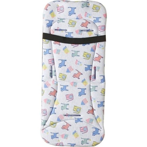 Ubeybi Stroller Cushion Set, Dark Blue
