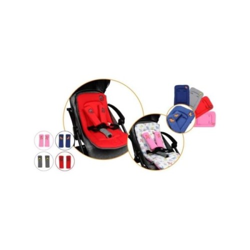 Ubeybi Stroller Cushion Set, Pink