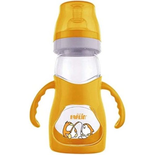 Farlin Anti-Choke Bended 250cc Feeding Bottle 1pc, Assorted
