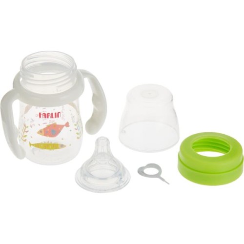Farlin PP Feeding Bottle 150cc With Handle, Green