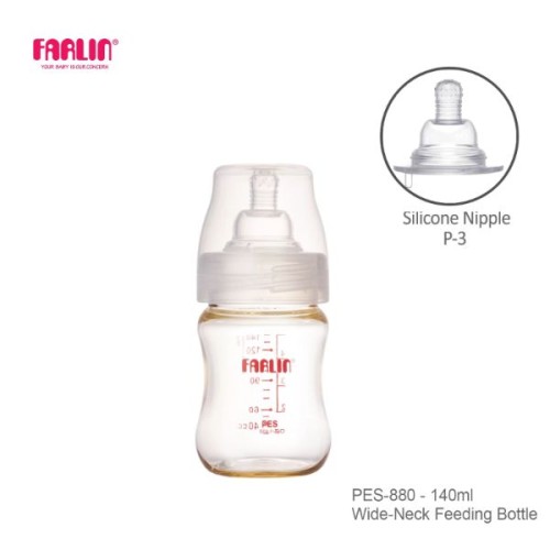 Farlin Pes Wide Neck Feeding Bottle 140cc