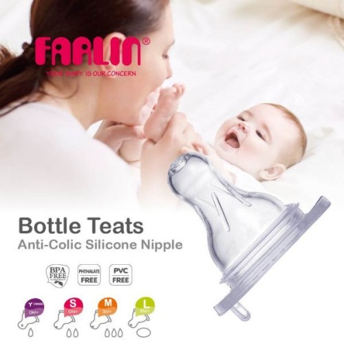 Farlin Anti-Colic Silicone Nipple 0M+ (Wide Neck)