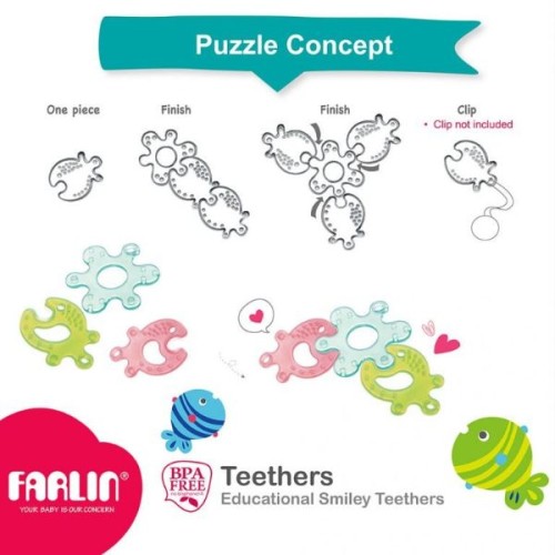 Farlin Educational Smiley Teethers 