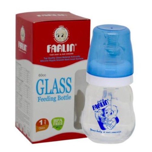 Farlin Glass Feeding Bottle 20Z 60Cc 