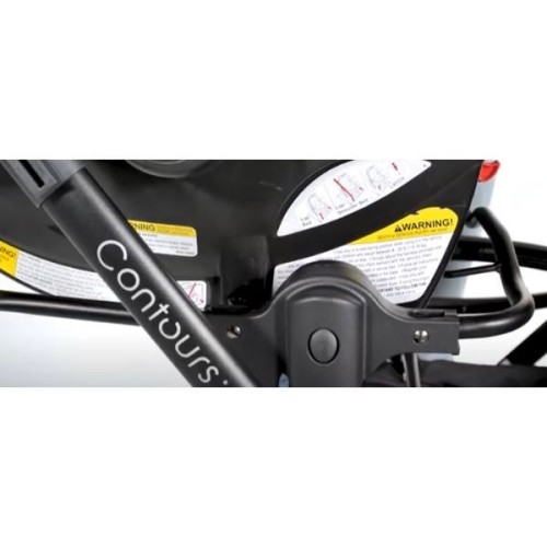 Contours Tandem Chicco KeyFit Car Seat Adapter, Black