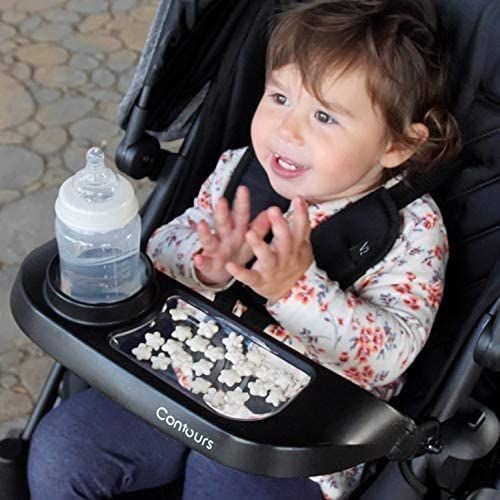 Contours Element Child Snack Tray V2, Black