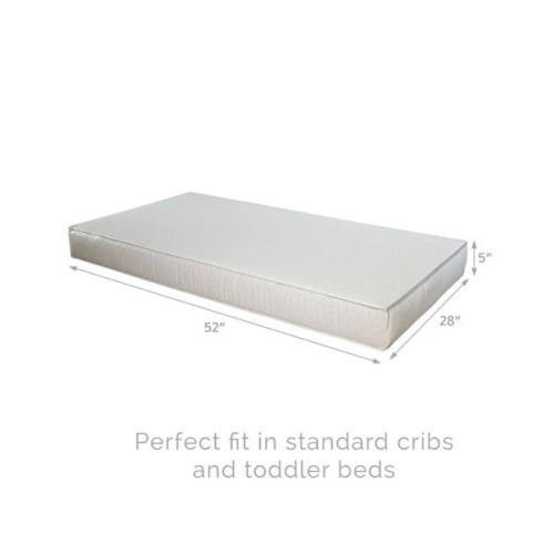 Kolcraft Fresh Start Polyfoam Crib Mattress Frizzle Pin