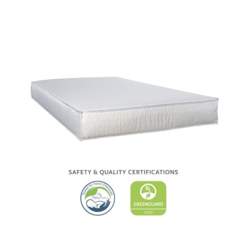 Kolcraft Fresh Start Polyfoam Crib Mattress Frizzle Pin