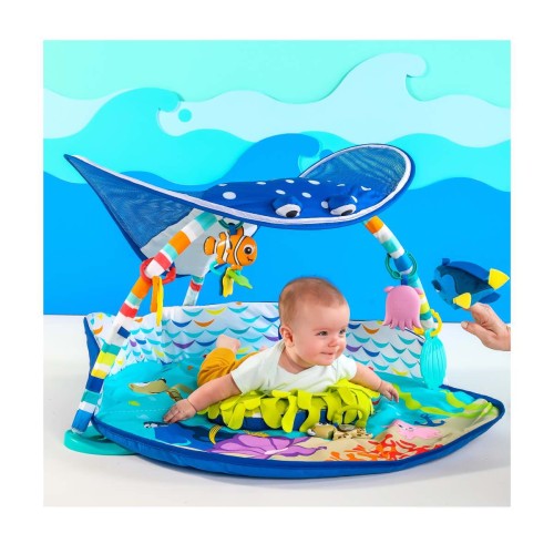 Disney Baby  Finding Nemo Mr. Ray Ocean Lights & Music Gym, Blue
