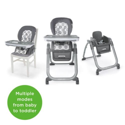 Ingenuity SmartServe 4-in-1 High Chair Clayton, Grey