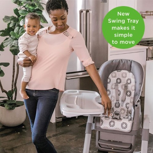 Ingenuity SmartServe 4-in-1 High Chair Clayton, Grey