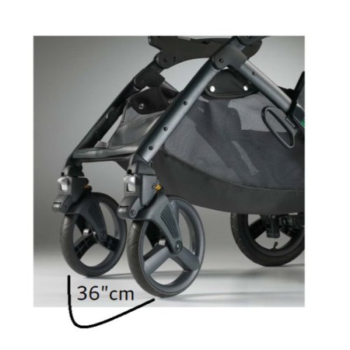 CAM Telaio Dinamico Up Stroller Frame, Black