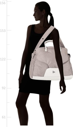 Celine Diaper Bag With External Storage Pockets, Beige