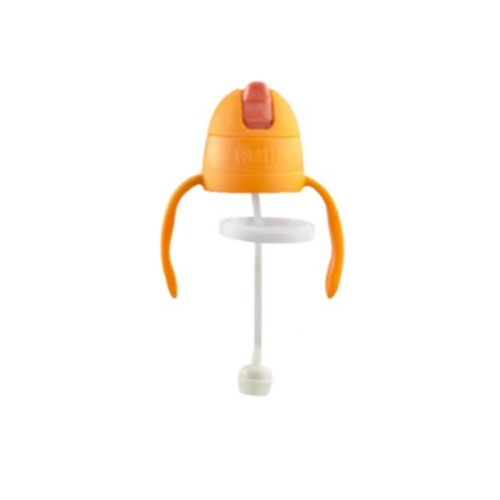 Farlin Straw Training Cup - Orange 260ML 