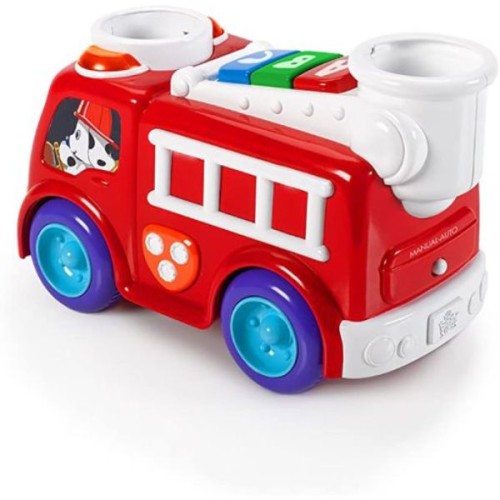 Bright Starts Roll & Pop Fire Truck Toy