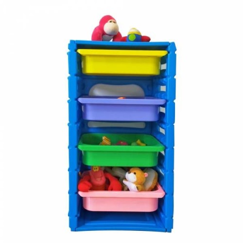 Ching Ching  4-Layer Drawers Cabinet, Blue