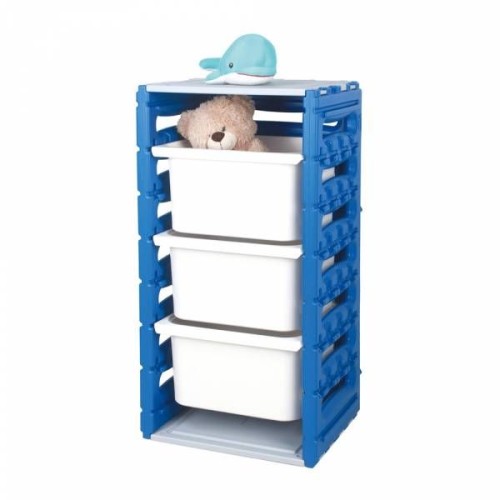 Ching Ching 3 Drawers Cabinet Organizer, Assorted