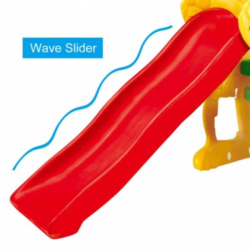 Ching Ching Rabbit Slide (137cm) with Basketball Ring - Pack of 1