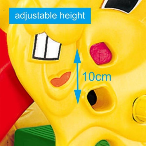 Ching Ching Rabbit Slide (137cm) with Basketball Ring - Pack of 1