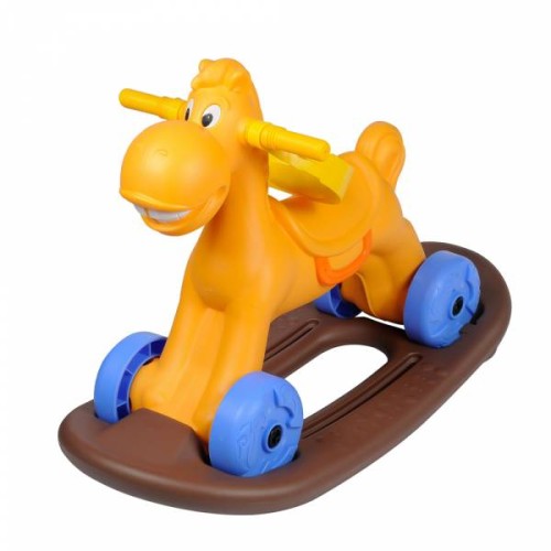 Ching Ching Mini Horse with Rocking Board (up to 25kgs) - Brown
