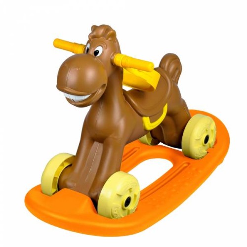 Ching Ching Mini Horse with Rocking Board (up to 25kgs) - Brown