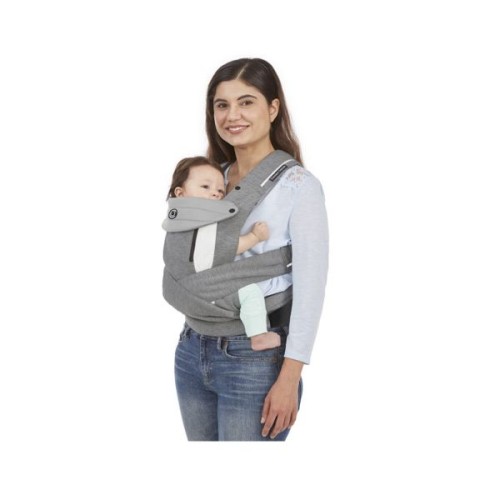 Contours Cocoon Buckle-Tie Carrier, Heather Grey