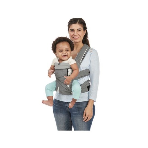 Contours Cocoon Buckle-Tie Carrier, Heather Grey