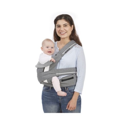 Contours Cocoon Buckle-Tie Carrier, Heather Grey