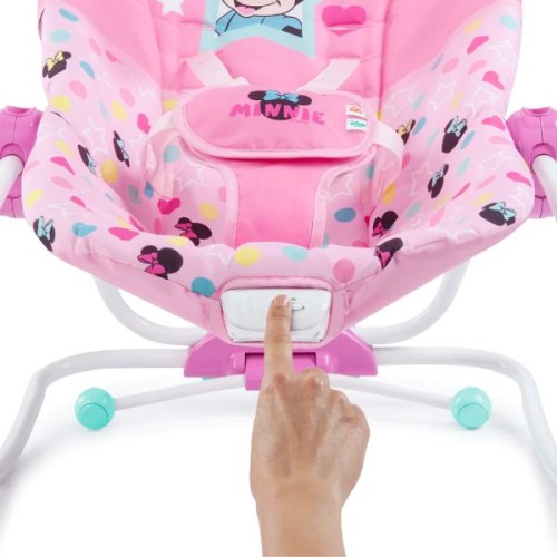 Disney Baby MINNIE MOUSE Stars & Smiles Infant to Toddler Rocker, Pink