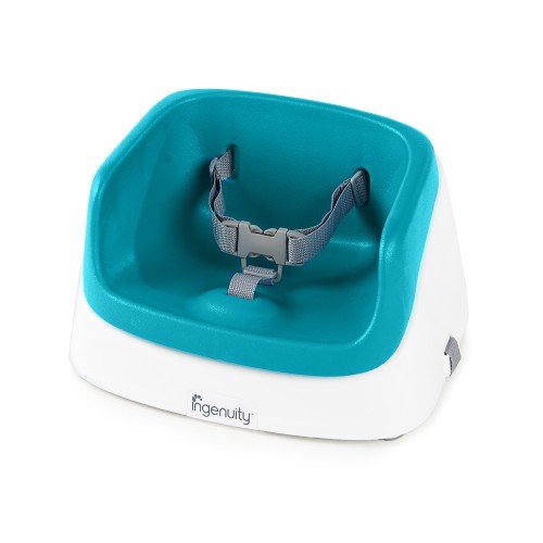 Ingenuity Smart Clean Toddler Booster Peacock, Blue