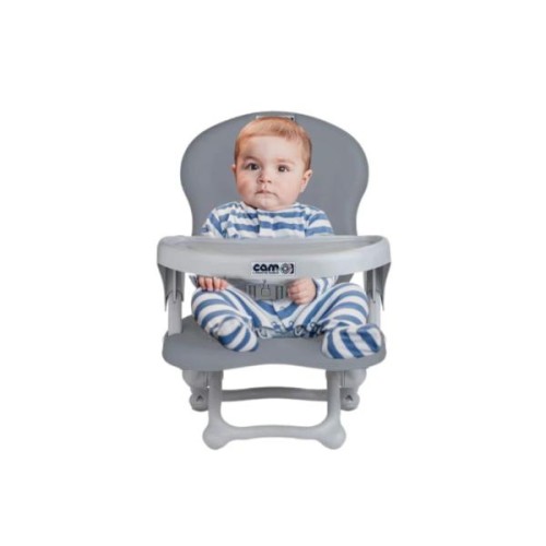 Cam - Smarty Booster Feeding Chair - Ash Grey