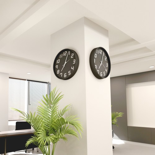 Banana large 41 cm wall clock Digitime Silent Wall Clock