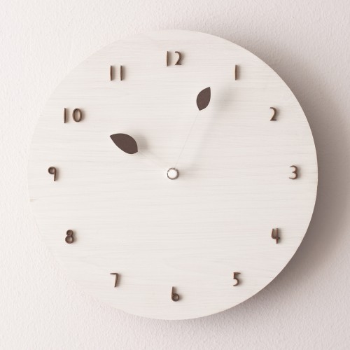 Banana 29 cm Workshop Banana Falling Leaf Poet Interior Noiseless Wall Clock