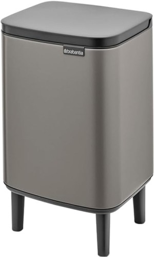 Bo Waste Bin Hi, 12L - Platinum